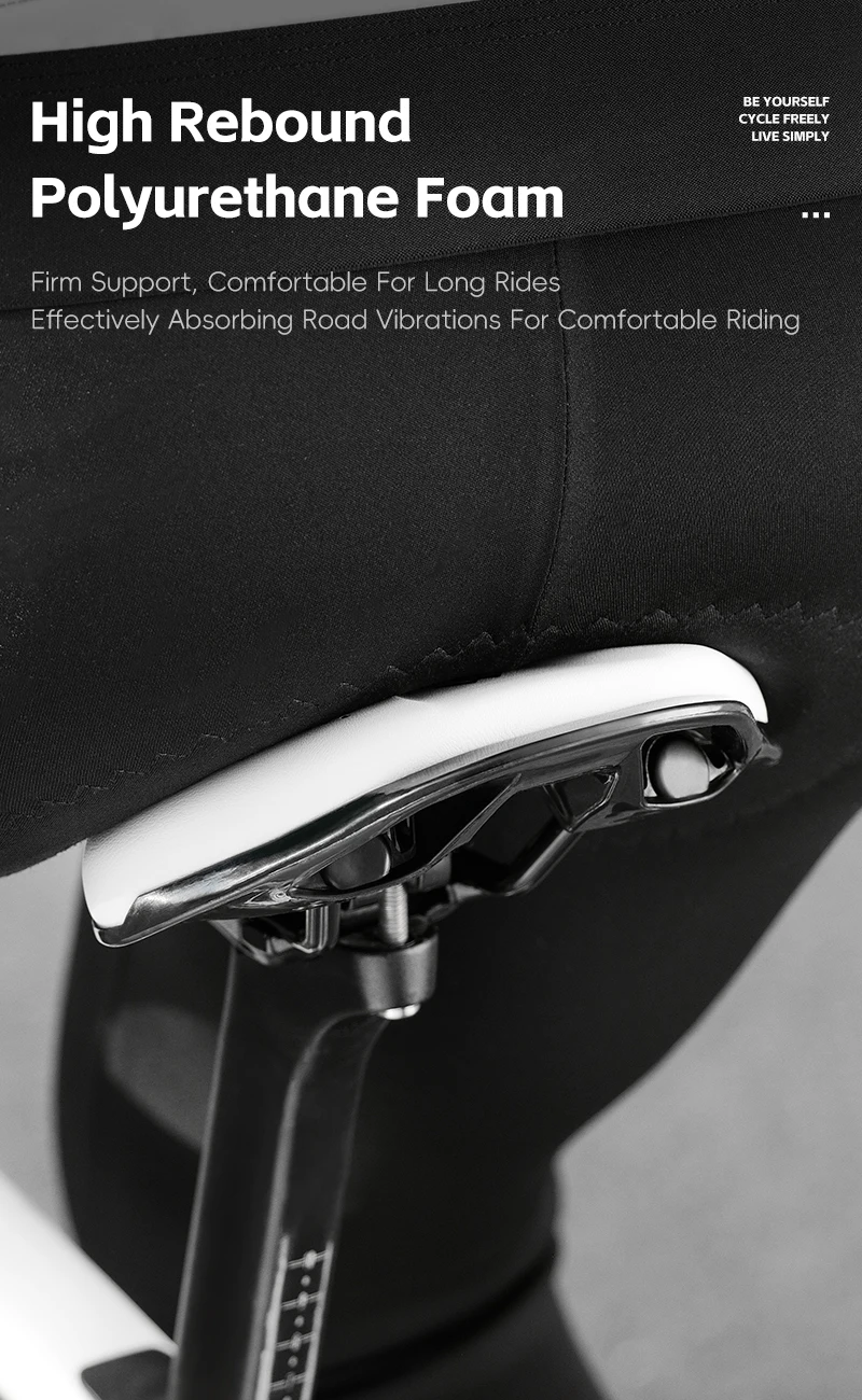 WEST BIKING Rennradsattel, kurze Nase, hohl, belüftet, bequem, PU-Leder, hochelastischer Schaumstoff, Rennradsitz, 253 x 150 mm – Detail 5