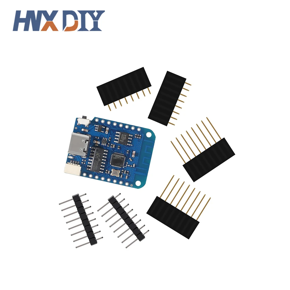 1-10 szt. WEMOS D1 Mini V4.0.0 TYPE-C WIFI Płytka Internetu Rzeczy na bazie ESP8266 4MB LOLIN 12C MicroPython Nodemcu Dla Arduino — zdjęcie produktu 6