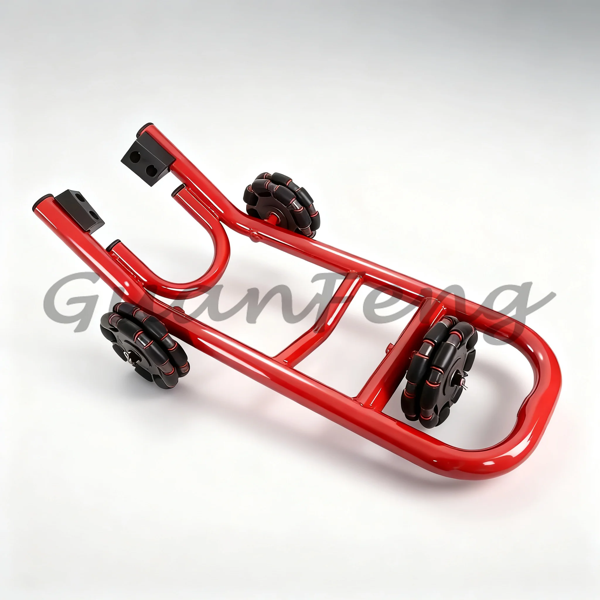 360° Swivel Motorcycle Front Wheel Support, Heavy Duty Stand for Bike Repair and Position Moving