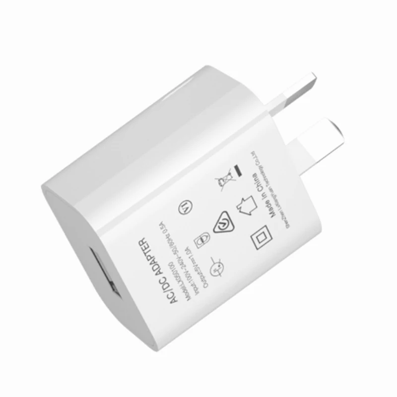 100% New 5V 1A 2A Australian Standard Charger USB Charging Head Disinfection Box LED Lamp Power Adapter