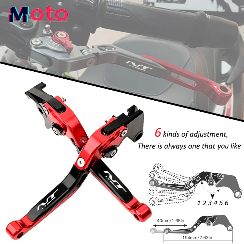 2024 New For Honda NT1100 2021 2022 nt1100 DCT 2023 Motorcycle CNC Clutch Brake Lever Extendable Adjustable Foldable Levers