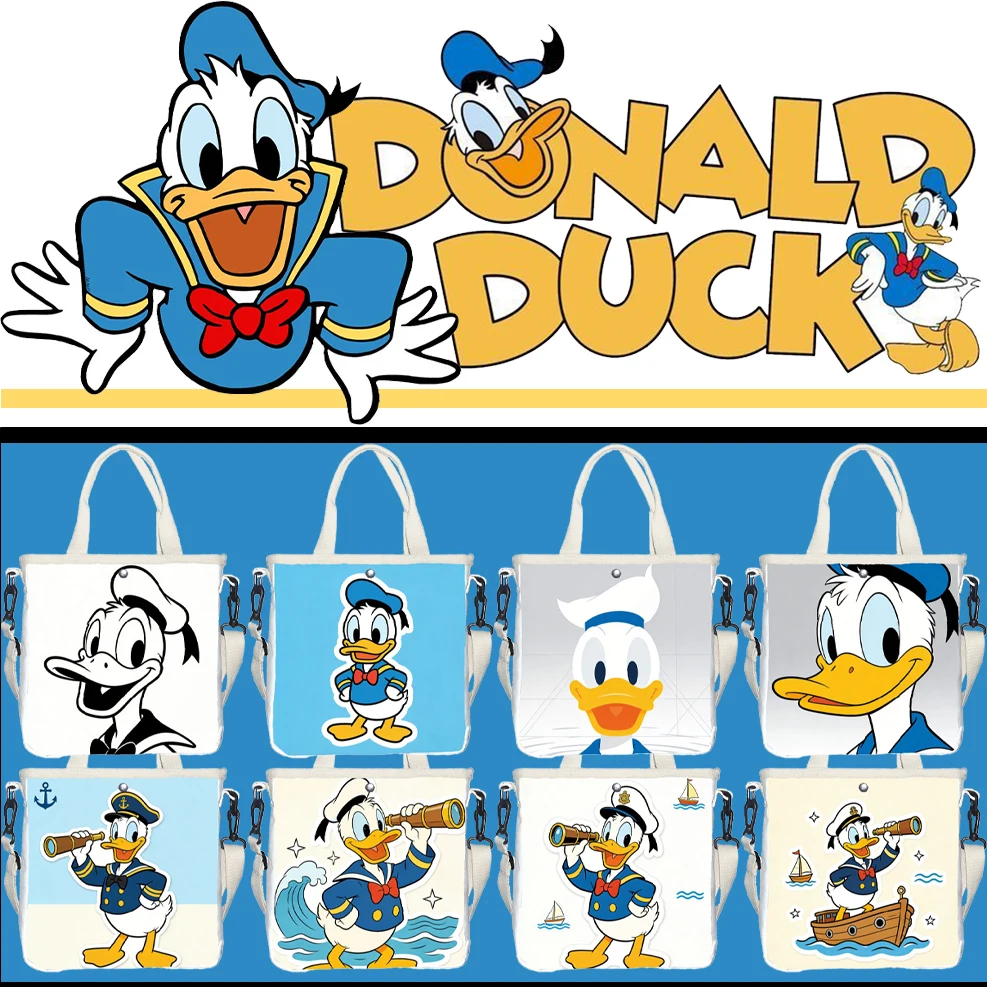 

1pc Donald Duck Cartoon Print Single Shoulder Bag Handbag Casual Commute Suitable Gift,Leisure travel, daily commuting