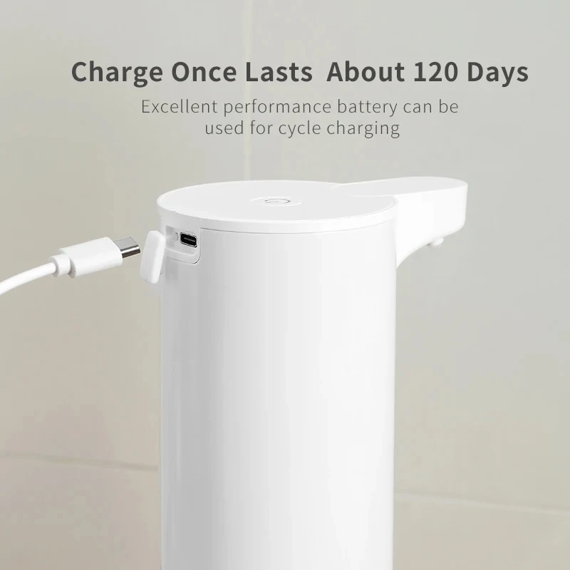 Stainless Automatic Soap Dispensers Rechargeable Touchless Sensor Smart Washing Hand Machine Liquid Hand Sanitizer Pump Foaming