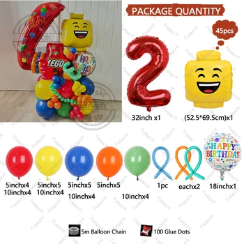 8 best sales लेगो जन्मदिन की सजावट - №1