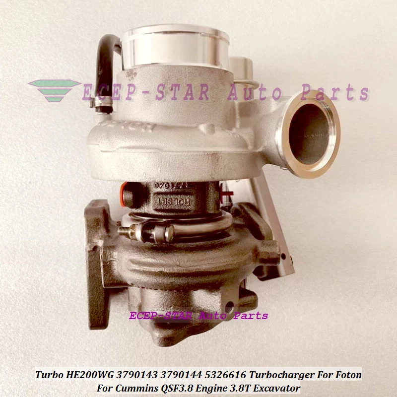 Turbo Turbocharger Original HE200WG 3790143 3790144 5326616 For Foton For Cummins QSF3.8 Engine 3.8T Excavator