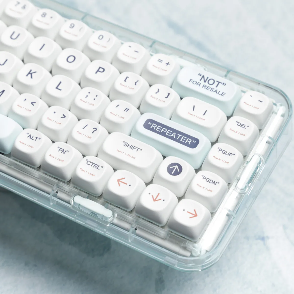 PBT Material MOA Profile 144Key Plastic  Dye sublimation Keycap Fits MX Switch 61/64/68/75/86/98/104 Mechanical Keyboard Keycap