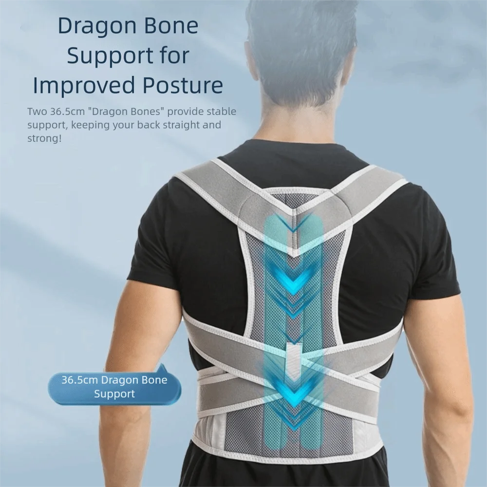 Support Band Adjustable Posture Corrector Corrective Orthopedic Scoliosis Brace New Design Humpback Girdle Lumbar Support Men