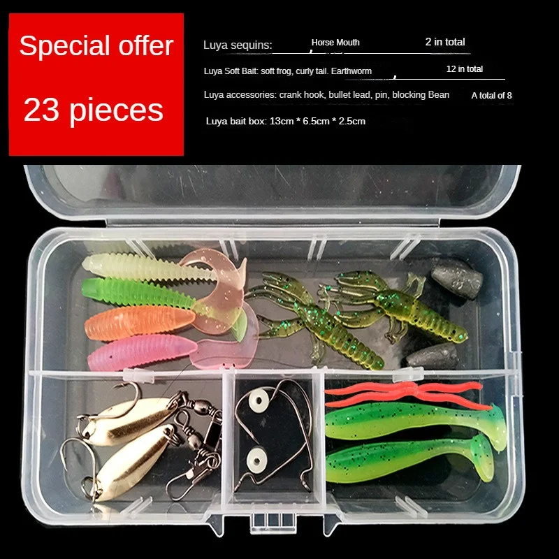 10PCS/Set Gold And Sliver Metal Jig Spoon Spinner Fishing Lure Wobbler Bait Set with Fishing Tackle Box Kit For Fishing