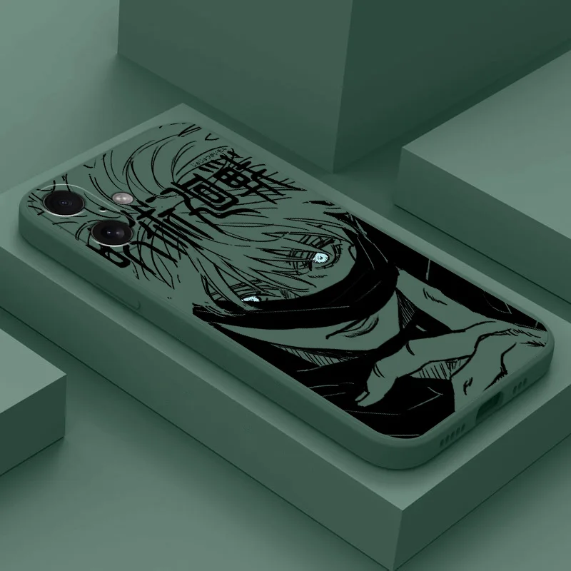 Anime Jujutsu Kaisen Phone Case For Xiaomi Redmi 14C K60 13C 12 10 A1 A2 10C 12C K40 9 9T 9A 8 K30 4G 5G Back Cover