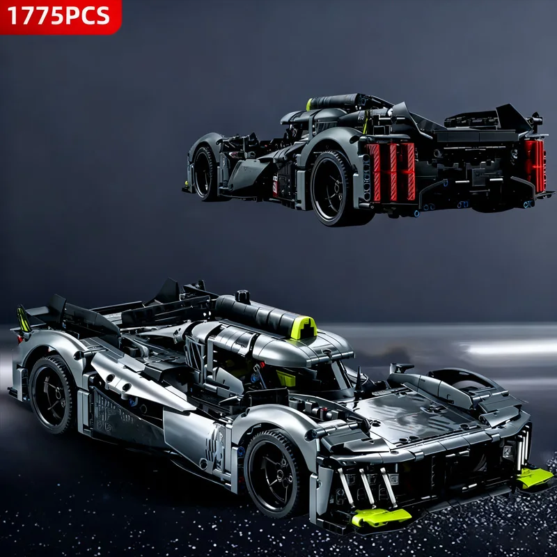 

Новые блоки суперкара, 1775 шт., супергоночные автомобили, строительные игрушки, подарки, гибридная модель гиперкара, совместимая с детьми и взрослыми, рождественский подарок