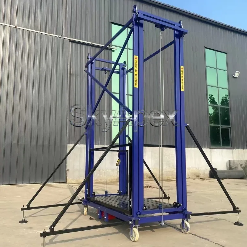 Deposit Price Electric Lift Platform Mobile Aerial Work Vehicle Remote Control Scaffold Decoration Installation Equipment