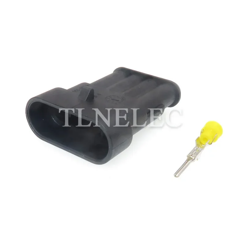 282106-1 282088-1 4 Pin Way Tyco AMP Superseal Male and Female 1.5 Series Pa66 Auto Waterproof Wire Connector