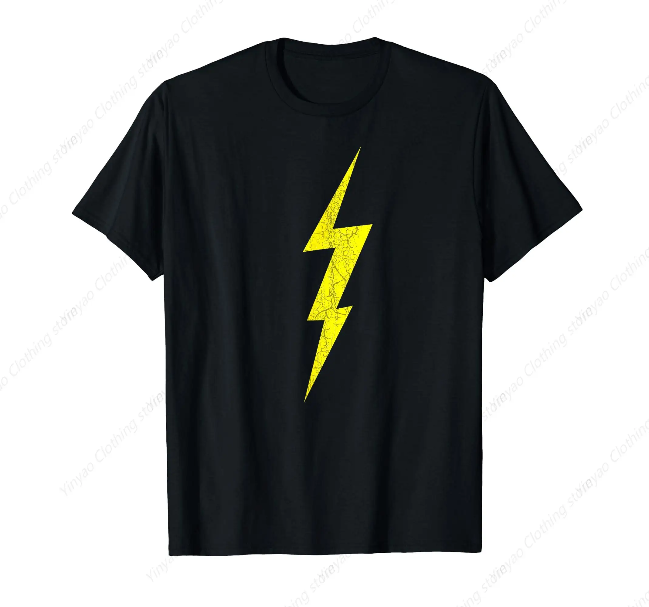 

Unisex Cool Lightning Storm Pattern T-shirt Cotton Fashion Personality Trendy Cotton Short Sleeve