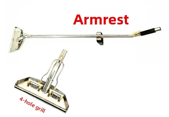 

S-Bend Low Profile Carpet Cleaning Wands 4 Hole Water Spray Steam Grinder