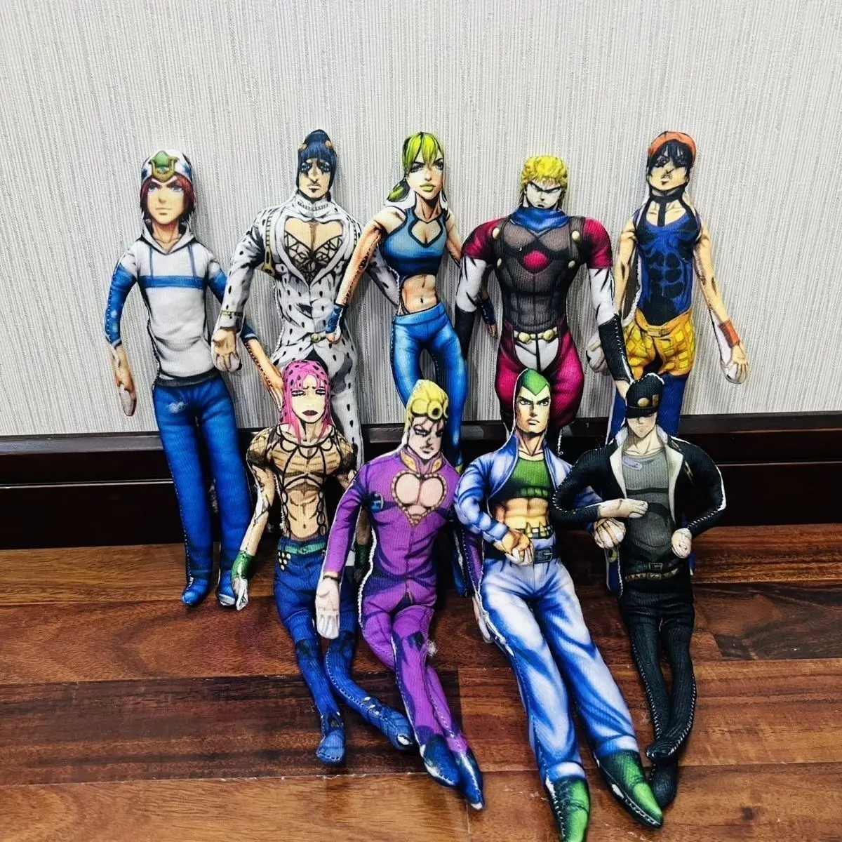 

Аниме JoJo's Bizarre Adventure плюшевая игрушка Giorno Giovanna Kujo Jotaro косплей подвижная абстрактная проволочная кукла-скелет реквизит на Хэллоуин