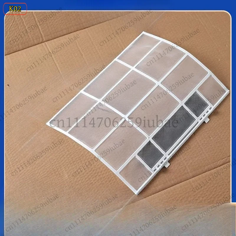 LJ_2pcs Universal Air Conditioner Filter Dustproof Mesh Screen Replacement Parts Compatible with Midea AC Accessories
