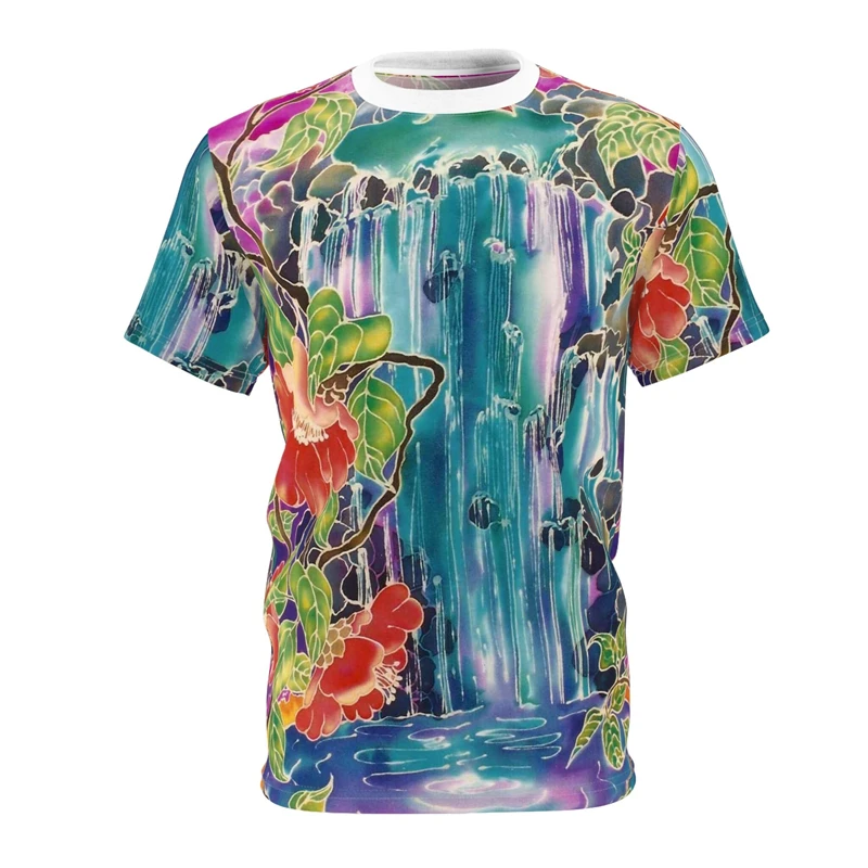 Colorful Graffiti T-shirt Men's Clothing Streetwear Harajuku Personality T Shirts 3D Print Art Round Neck Soft Tees Tops image 2