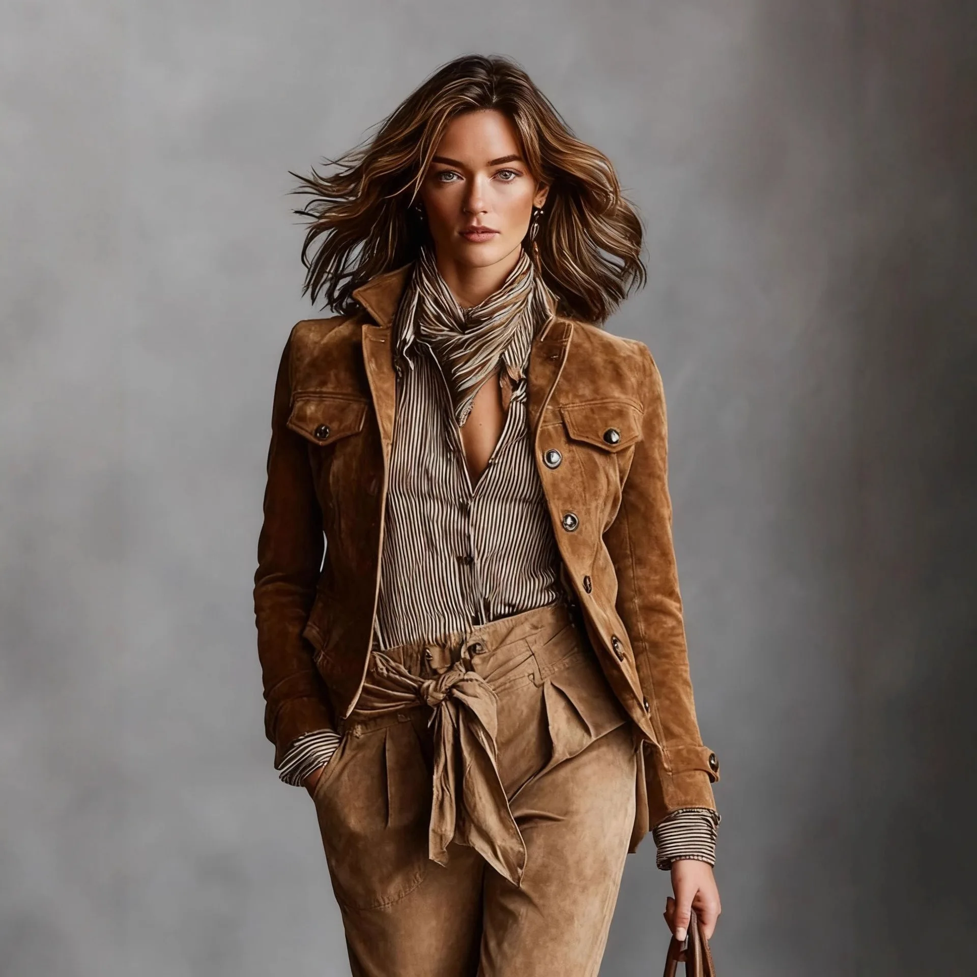 

2026 Cross-Border European And American Autumn Winter Women's Retro Casual Workwear Jacket Slim Fit Versatile Small Blazer