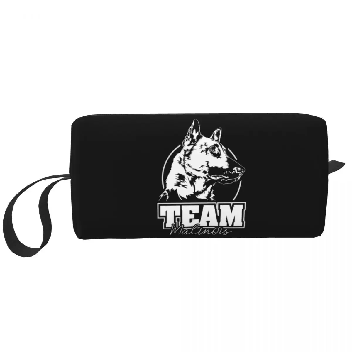 Travel Belgian Malinois Team Toiletry Bag Fashion Mechelaar Dog Makeup Cosmetic Organizer for Women Beauty Storage Dopp Kit Case