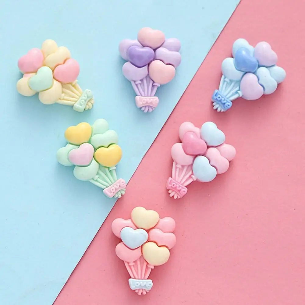 10 шт., Разноцветные Мини-шары из смолы