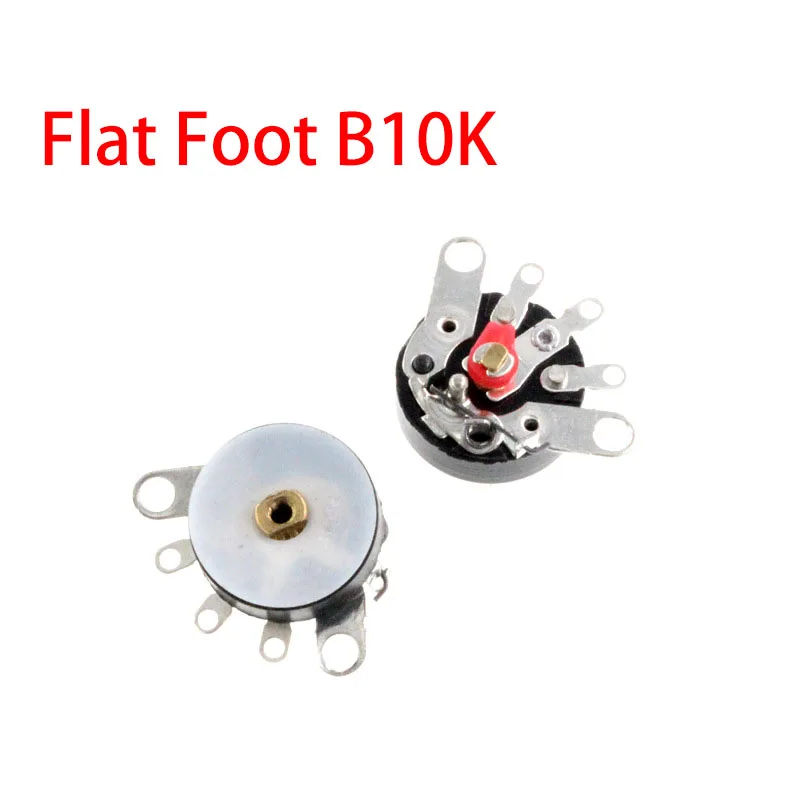 5PCS/LOT Straight Angle Radio Potentiometer RV12MM B10K B50K B103 B503 Power Amplifier Volume Potentiometer With Switch