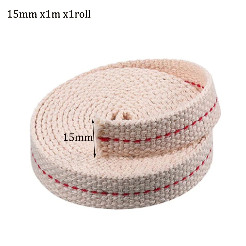 1–5 Rollen Öllampendochte, flache Öllaternen, Dochte mit Stich für Öllampen und Kerzenbrenner, 1 m (rot, 10–20 mm) – Detail 11