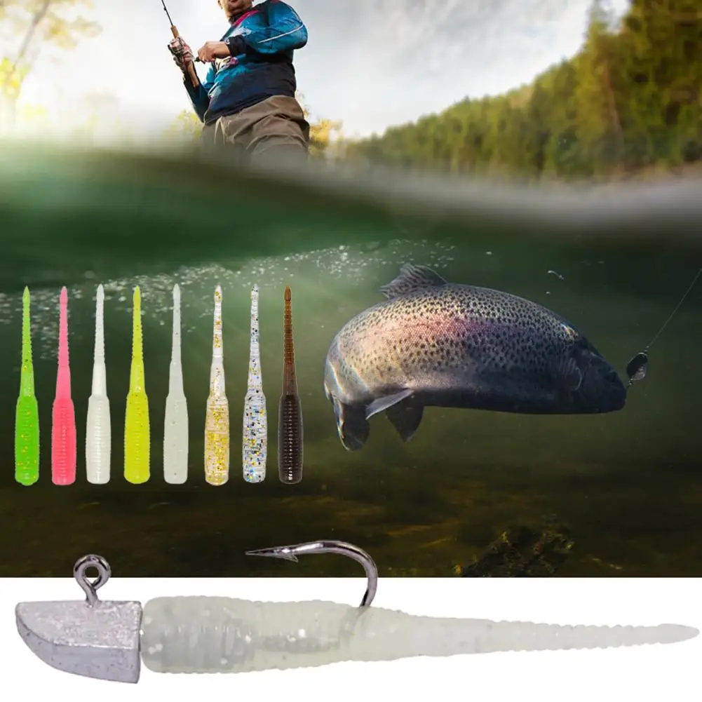 12 Pcs/Set 3.5cm/0.23g Fishing Lure Artificial Increased Fish Rate Lure Bait Realistic Simulation Design Fake Lures For Fishing