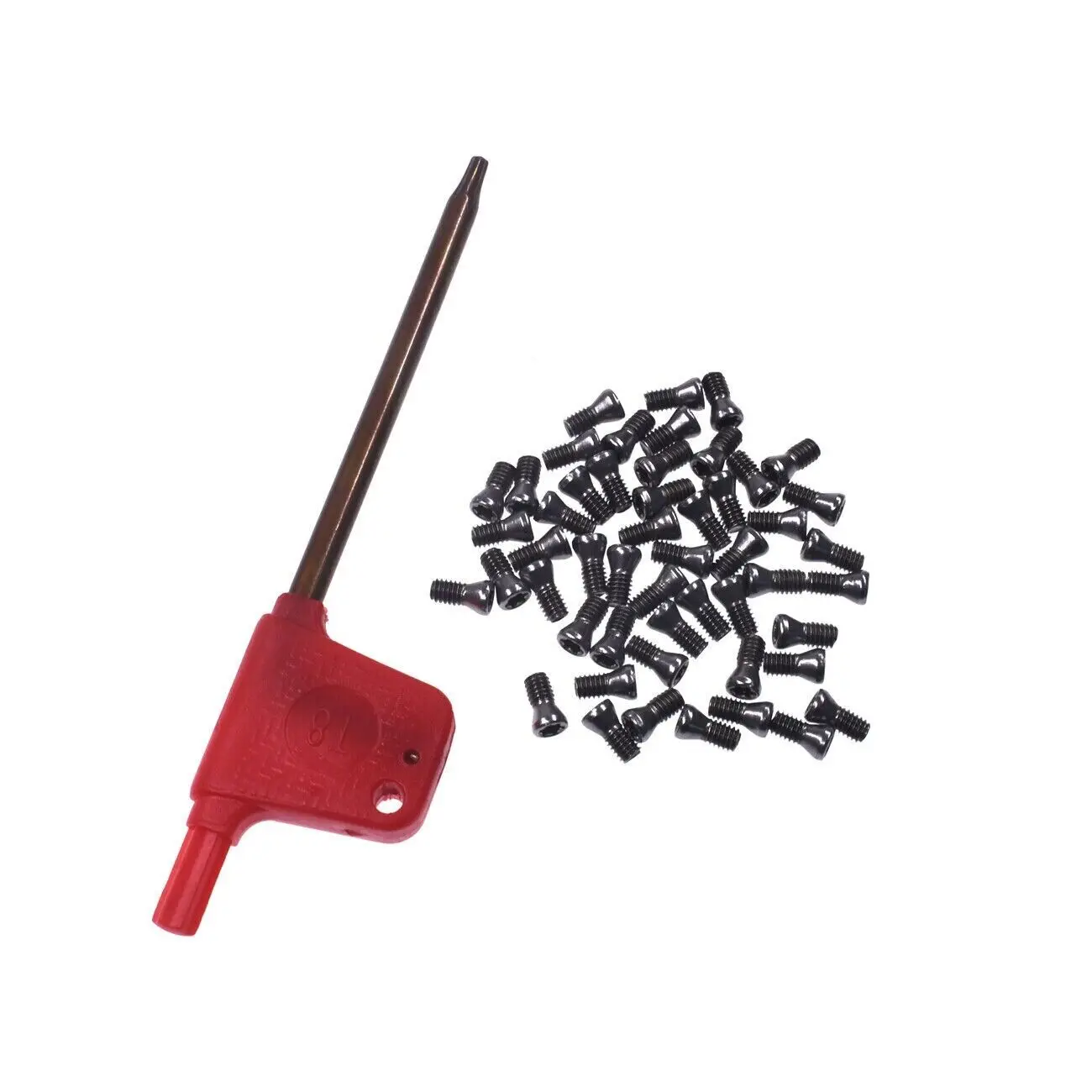 1pcs Screwdriver and 50pcs M2.5 x 6mm Insert Torx Screw for Carbide Inserts Lathe Tool