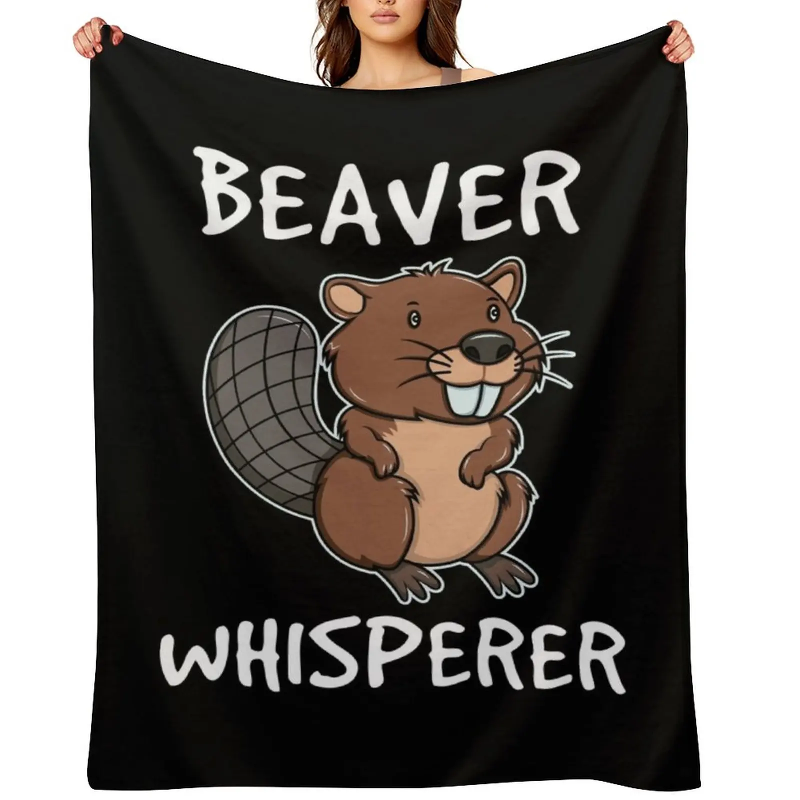 

Beaver Life Great Design For A Nature Lover Who Plans The Ne print Throw Blanket blankets ands Weighted Hair Blankets