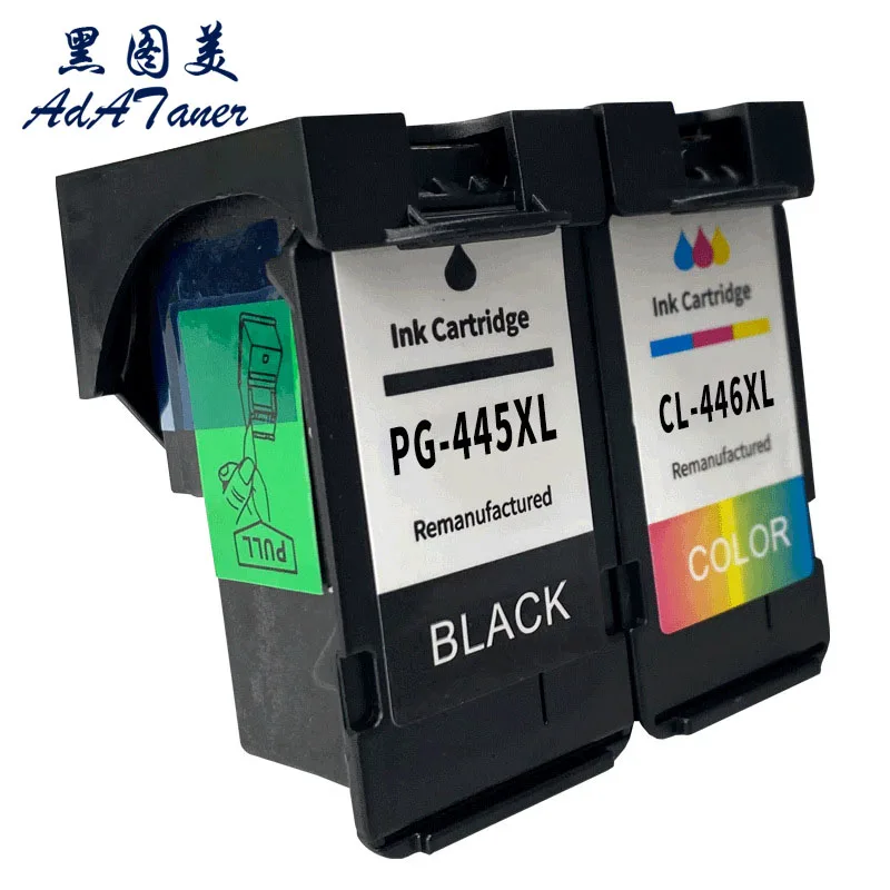 PG-445 445XL CL-446 446XL Premium Remanufactured Inkjet Ink Cartridge For Canon Pixma MG5540 2440 2540 2940 494 2840 Printer