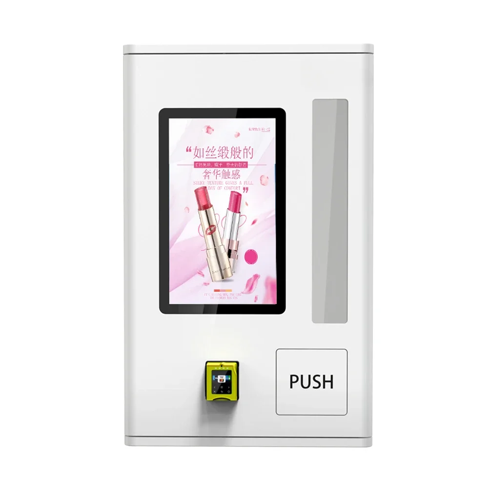 Wall mounted perfume spray vending machine for shopping malls