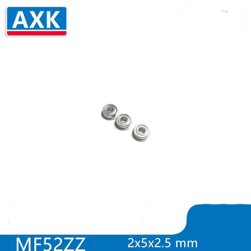 

Free Shipping 10 PCS MF52ZZ MF52 ABEC-3 Flanged Bearings 2x5x2.5 mm Flange Ball Bearings