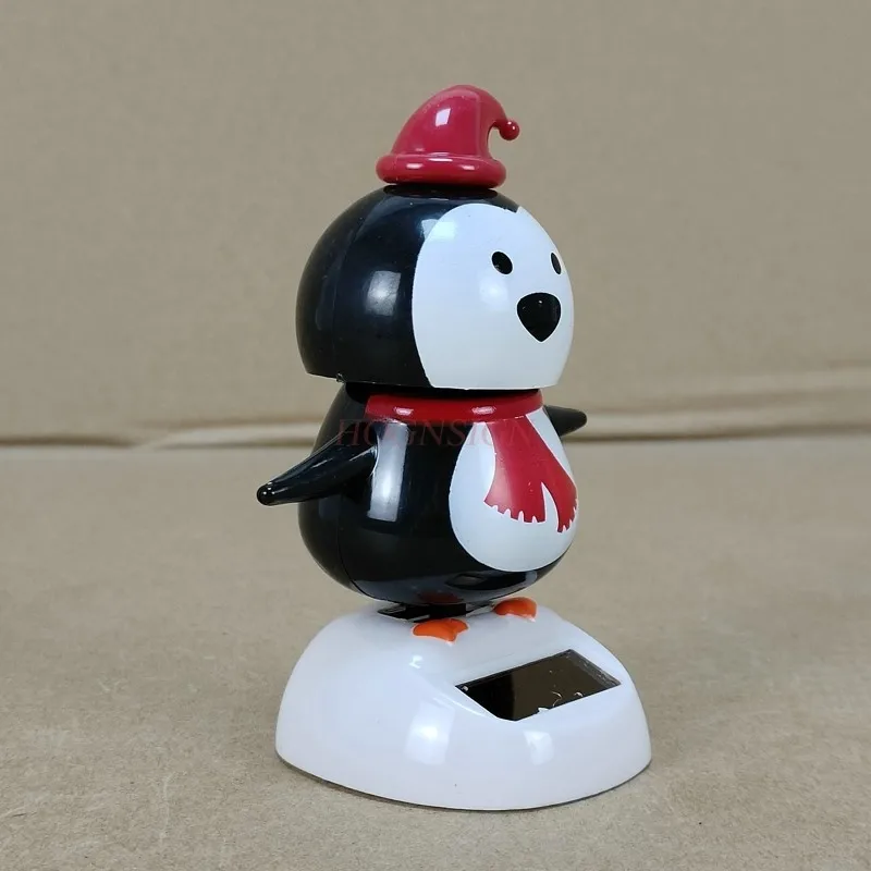 Penguin Swing Pieces Solar Doll Direct Sales Large Congyou Car Interior Ornaments Unisex Plastic Electronic 2021