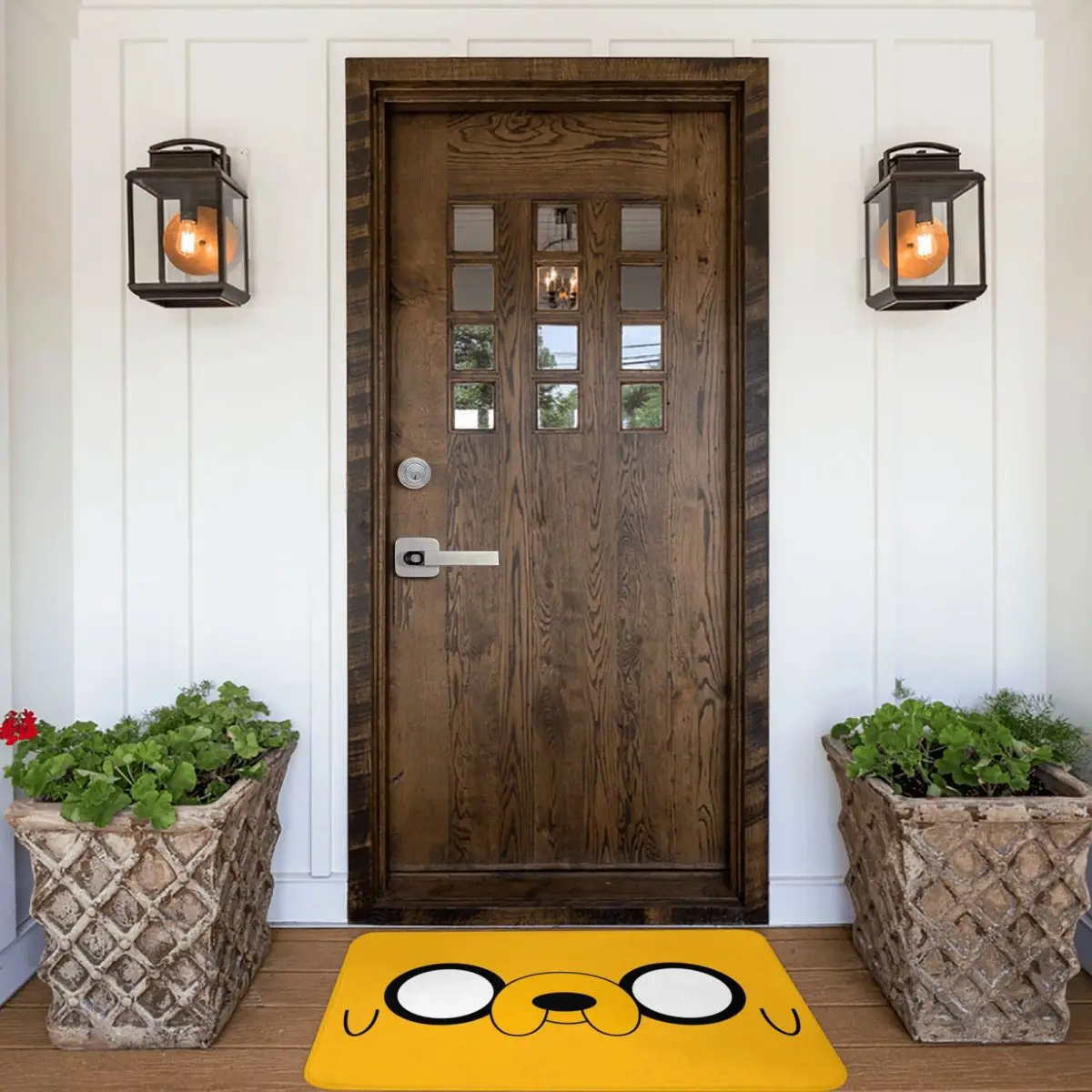 Adventure Time Jake's Eyes Doormat Rug Carpet Mat Footpad Polyester Anti-slip Cushion Entrance Kitchen Bedroom Balcony Toilet