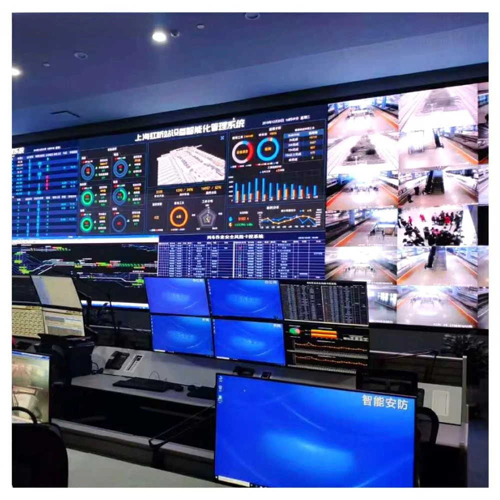 

Indoor HD 4K 8K Video Wall Display Panel Pantalla P1.25 P1.56 P2 P2.5 P3 P4P P5 P6 LED Screen For Meeting TV Room