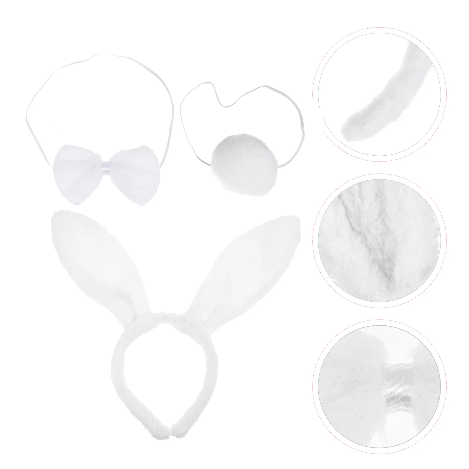 Set Bunny Ear Headband Child Baby Gifts Rabbit Ears Plush Cosplay Party Supplies