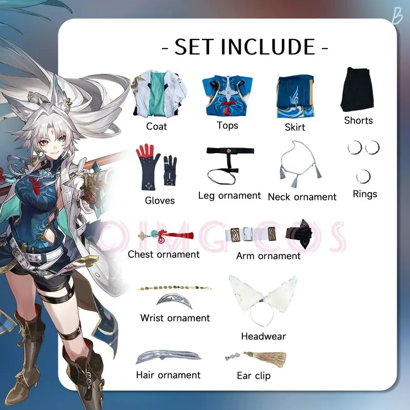 Honkai Star Rail Feixiao Cosplay Costume Adult Carnival Uniform  Anime Halloween Party Costumes Masquerade Women Game