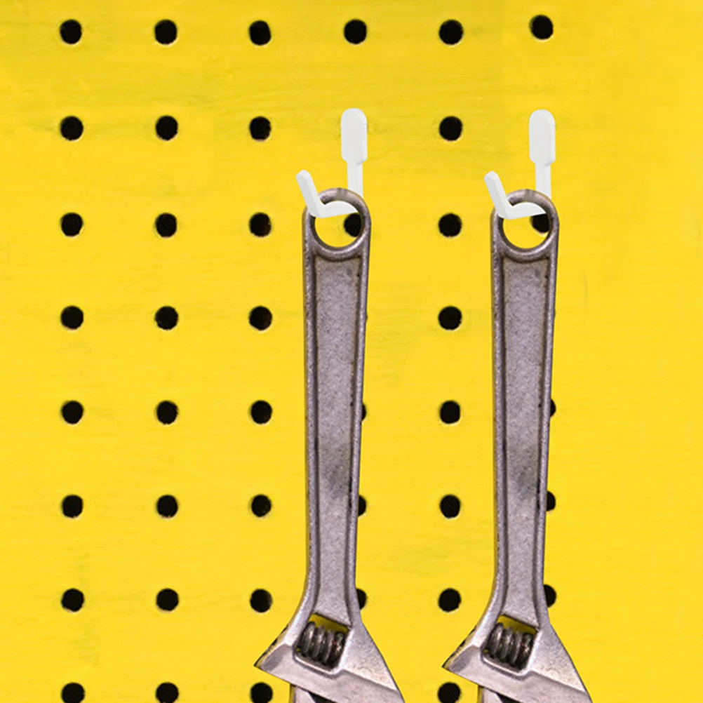 

30Pcs Pegboard Hook Durable J-Shape Tool Storage Hooks for Garage Shelving Utility Hanger Pegboard Hook Tool Storage Hooks