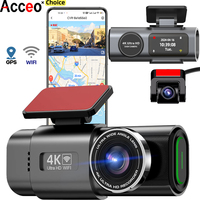 Dash Cam 4K 128G GPS WIFI dual camera  Auto Support 24H Parking Monito golf 4  golf 5 bmw e60 70mai  golf 7  golf 6  car camera