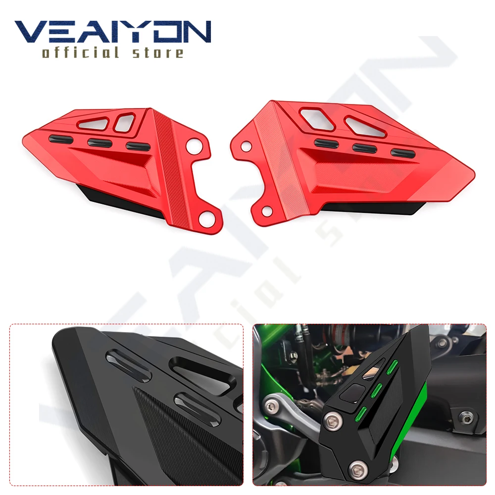 

For ZX10R ZX10RR ZX-10R ZX-10RR 2021 2022 2023 2024 2025 Motorcycle Accessories Footrest guard Decorative Plate Pedal Protector