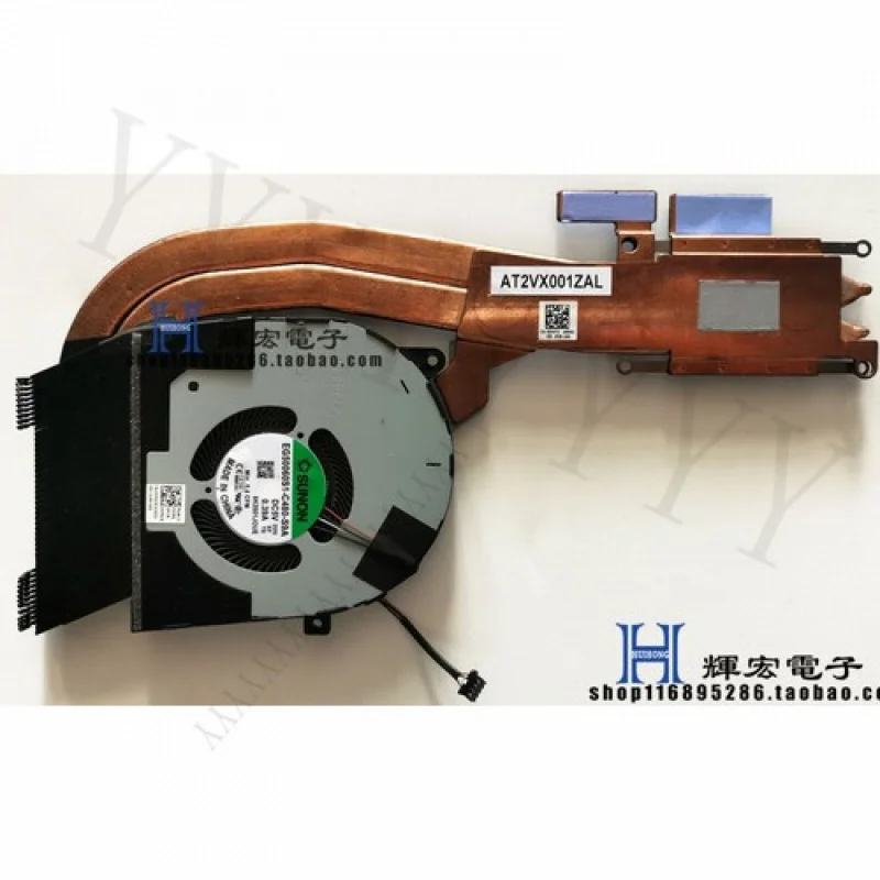 

Q + оригинал для Dell Latitude 5511, охлаждающий вентилятор для процессора, радиатор 2K4Y3 02K4Y3, встроенный