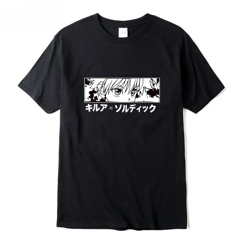 

Xinyimencasualhigh quality100% CottonT-TopsKawaiiHunterXHunterTKilluaZoldyckT-AnimeTShirtwomen