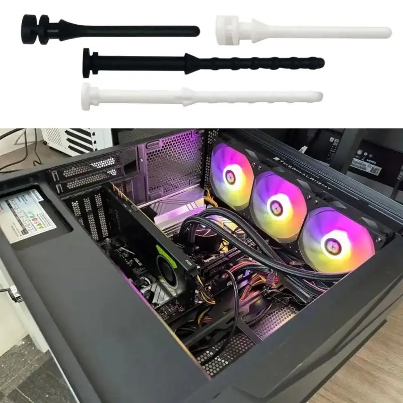 

16PCS Quiet PC Fan Installation Rubber Vibration Isolators Noise Canceling Mounts for Office and Gaming Computers