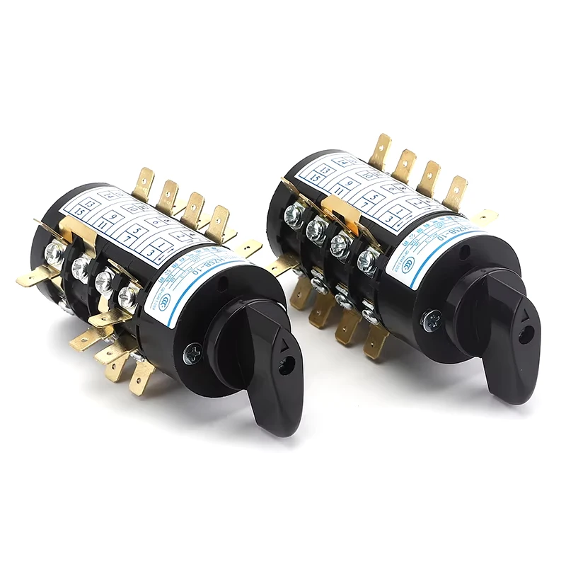 HZ5B-20/4.BBB 4.CCC 4 Phase Rotary Cam Transfer Combination Switch For Electric Welding Machine Sliver Contact 20A 660V