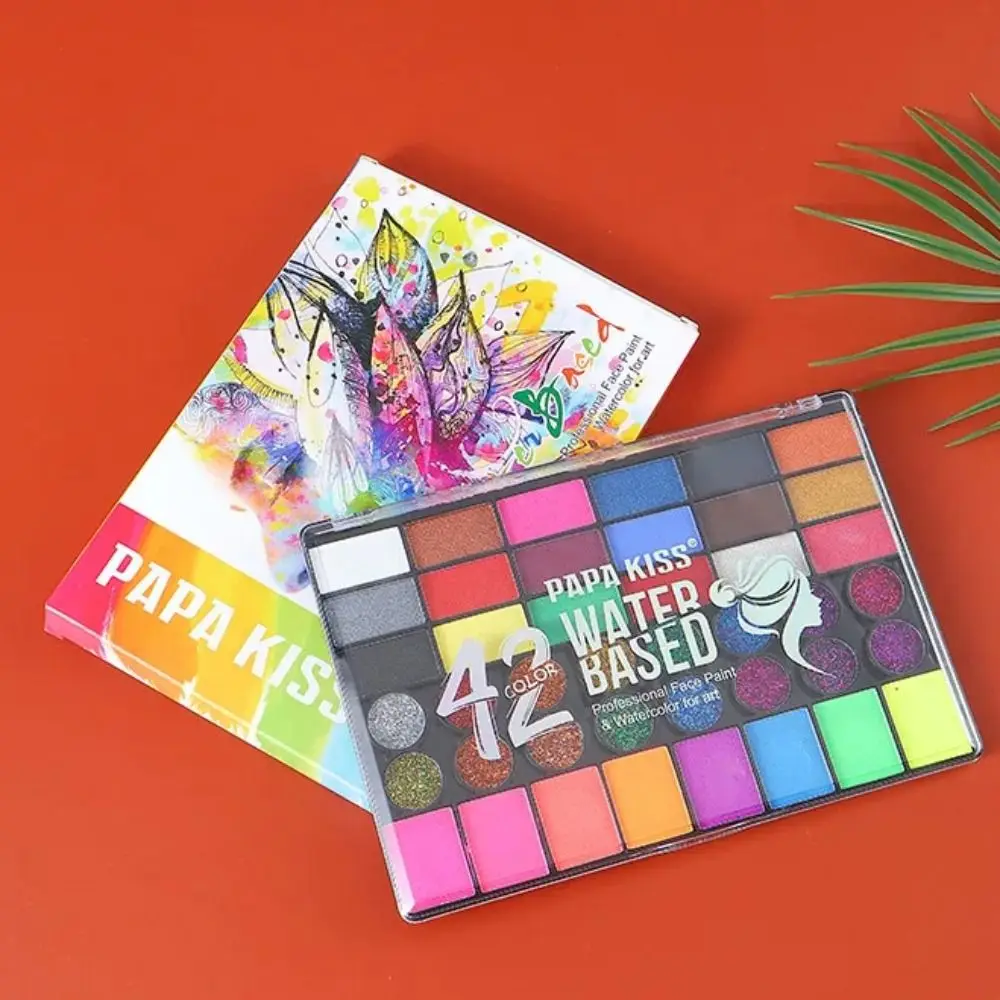 Zestaw do makijażu ciała i twarzy, wielokolorowy, wodoodporny, do malowania ciała, sztuki ciała, tatuażu klauna, paleta do malowania twarzy, cosplay