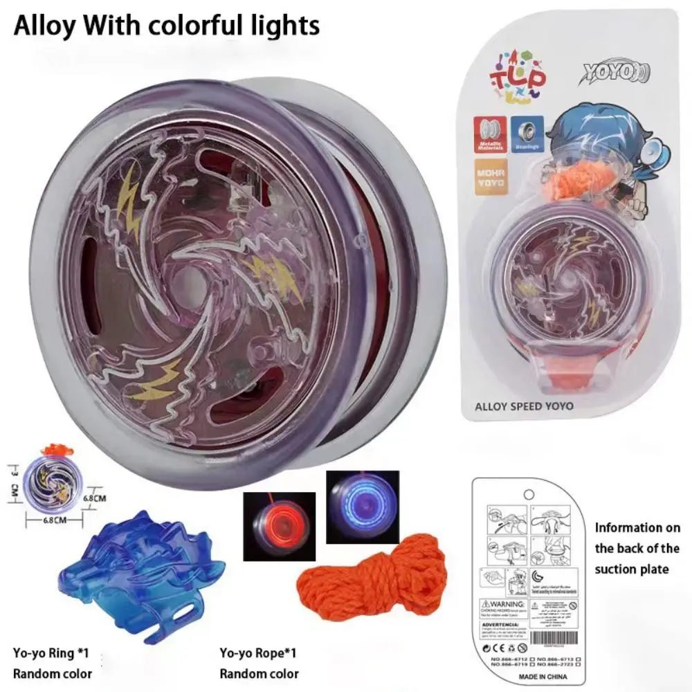 جودة عالية مبتدئ 2A يويو كارتون بلاستيك لايف سليب يويو تركيز ملون متوهج يويو #3