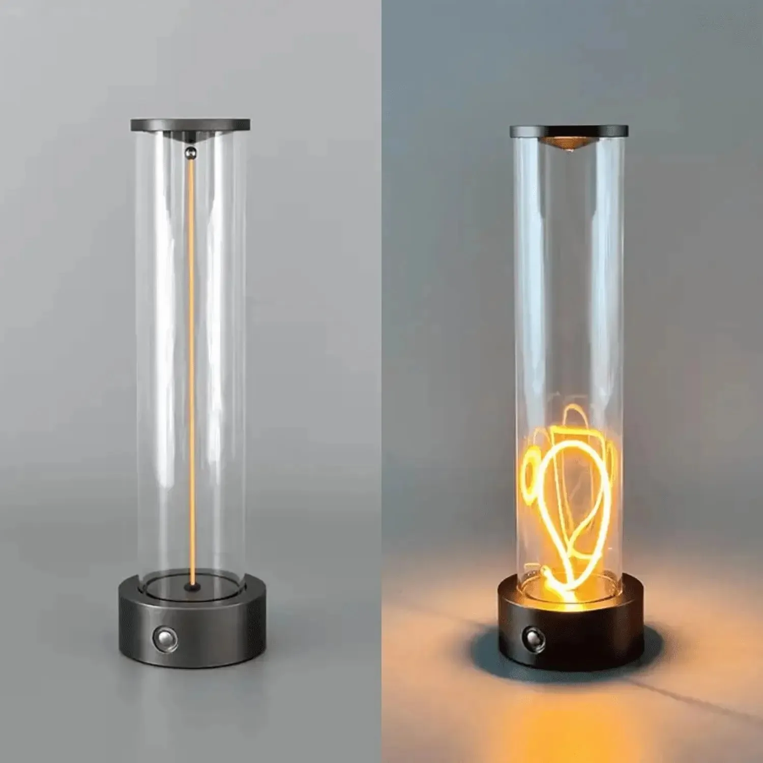 

Минималистичная магнитная лампа с сенсорным управлением, беспроводная настольная лампа, 2000 мАч, USB перезаряжаемая для спальни, тумбочка, 3 цвета, окружающий свет