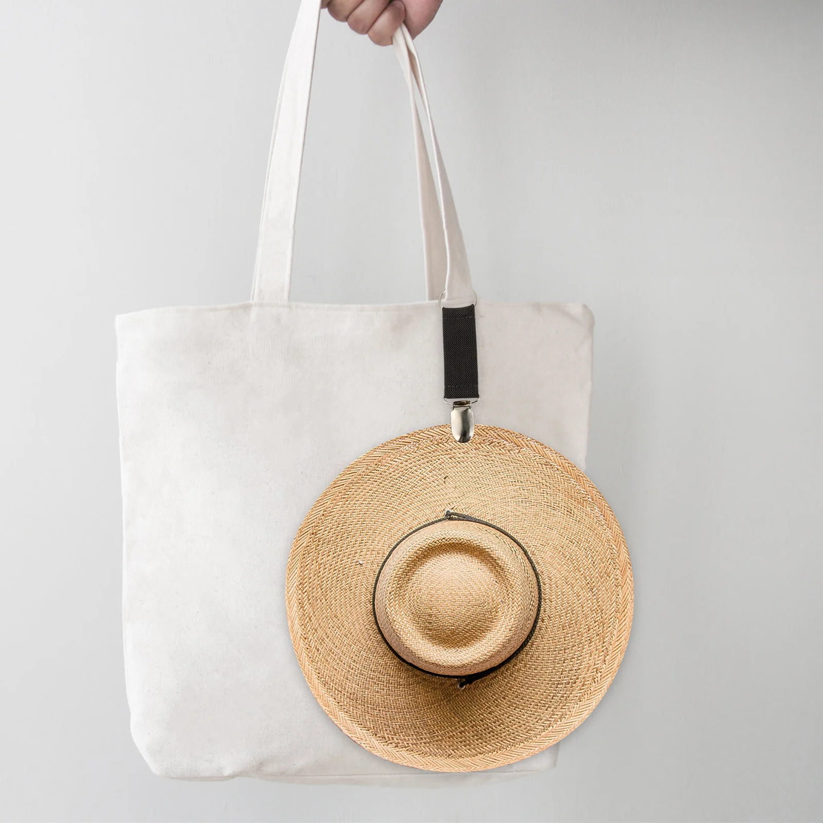 

6pcs Elastic Hat Clip Adjustable Durable Headwear Clips Portable Travel Cap Holder Alloy Multiuse Hat Fastener For Outdoor Caps