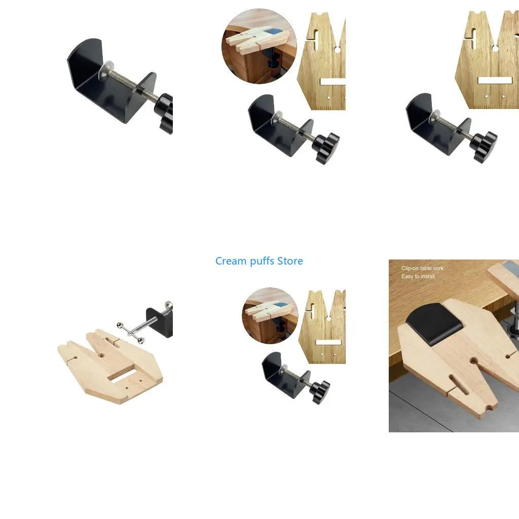 50LE Jewelry Workbench Tabletop Vice Clamp Adjustable Grip for Display and Crafting