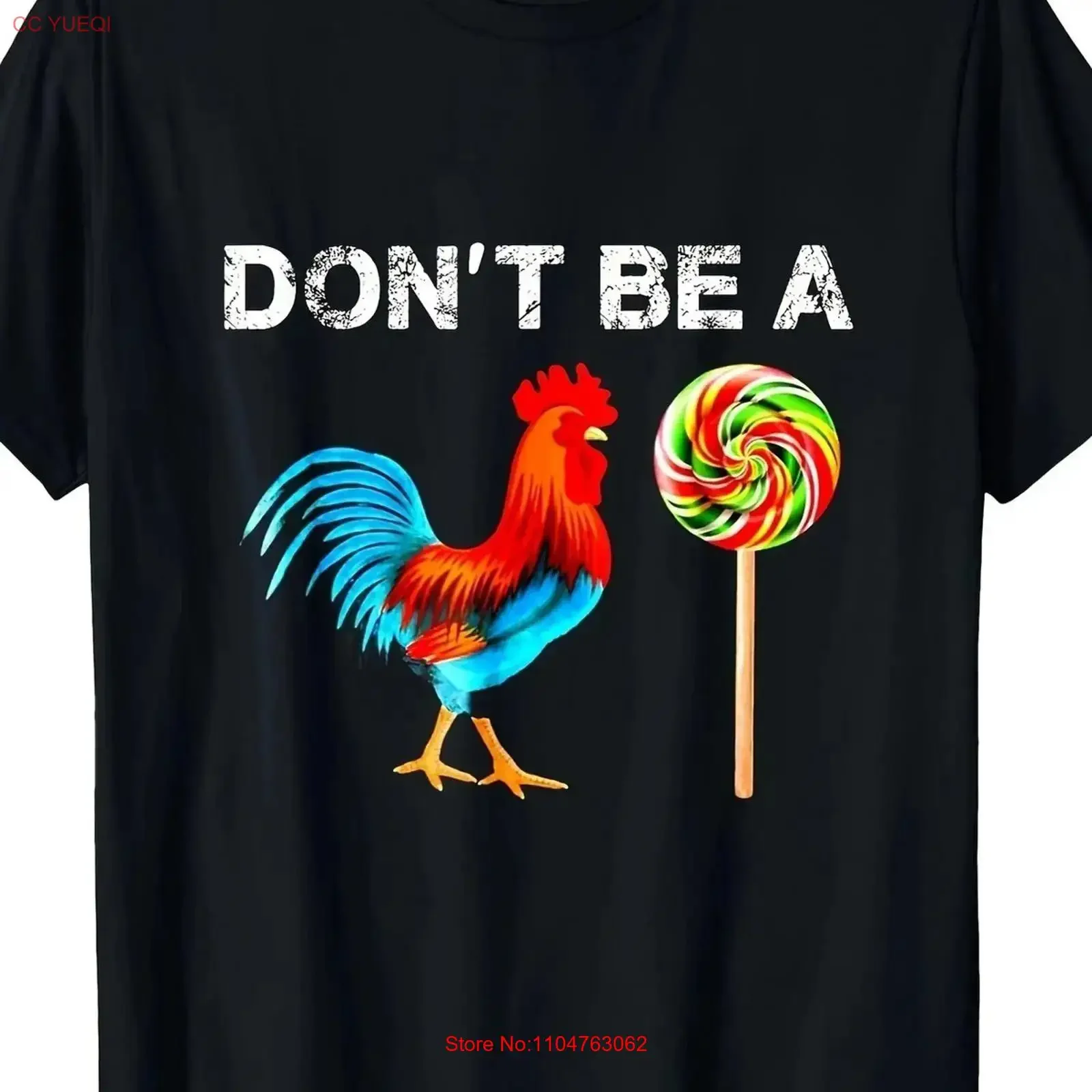 Cock A Doodle Dont Be Sucker Funny Fathers Day T Shirt S 5XL Q8748 vintage Washed Casual Breathable Unisex Soft Slightly